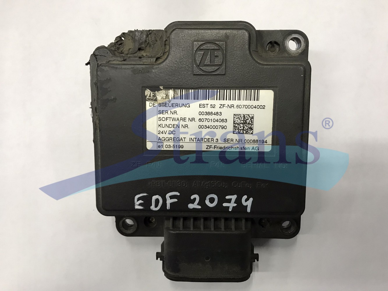 Блок Oe bu (Б/У) Управління Ретардера Zf Est52 Intarder Daf